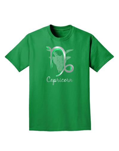 Capricorn Symbol Adult Dark T-Shirt-Mens T-Shirt-TooLoud-Kelly-Green-Small-Davson Sales