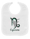 Capricorn Symbol Baby Bib
