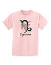 Capricorn Symbol Childrens T-Shirt-Childrens T-Shirt-TooLoud-PalePink-X-Small-Davson Sales