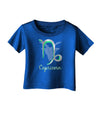 Capricorn Symbol Infant T-Shirt Dark-Infant T-Shirt-TooLoud-Royal-Blue-06-Months-Davson Sales