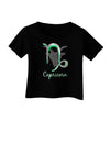 Capricorn Symbol Infant T-Shirt Dark-Infant T-Shirt-TooLoud-Black-06-Months-Davson Sales