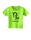 Capricorn Symbol Toddler T-Shirt-Toddler T-Shirt-TooLoud-Lime-Green-2T-Davson Sales