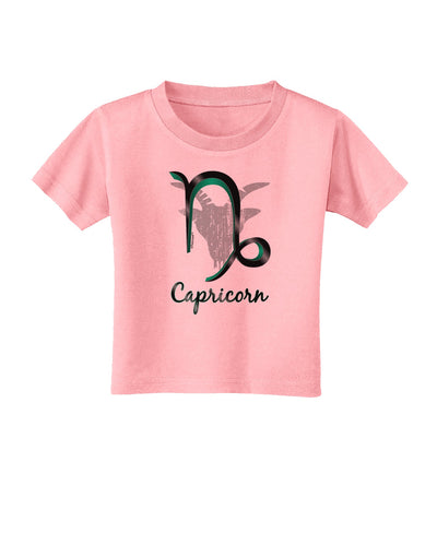 Capricorn Symbol Toddler T-Shirt-Toddler T-Shirt-TooLoud-Candy-Pink-2T-Davson Sales