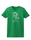 Capricorn Symbol Womens Dark T-Shirt-TooLoud-Kelly-Green-X-Small-Davson Sales