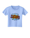 Captain Awesome - Superhero Style Toddler T-Shirt by TooLoud-Toddler T-Shirt-TooLoud-Aquatic-Blue-2T-Davson Sales