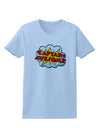 Captain Awesome - Superhero Style Womens T-Shirt by TooLoud-Womens T-Shirt-TooLoud-Light-Blue-X-Small-Davson Sales