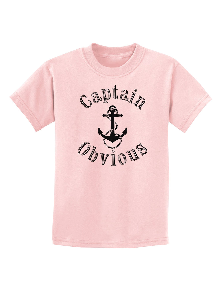 Captain Obvious Funny Childrens T-Shirt-Childrens T-Shirt-TooLoud-White-X-Small-Davson Sales