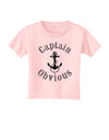 Captain Obvious Funny Toddler T-Shirt-Toddler T-Shirt-TooLoud-Light-Pink-2T-Davson Sales