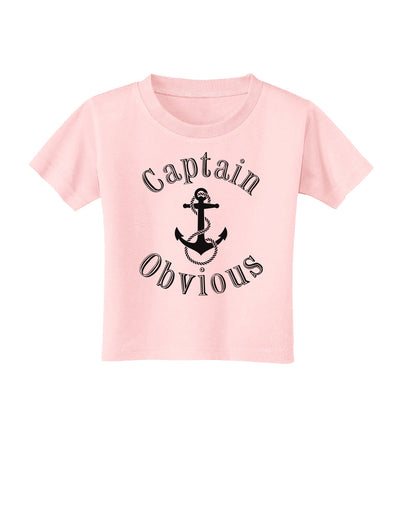 Captain Obvious Funny Toddler T-Shirt-Toddler T-Shirt-TooLoud-Light-Pink-2T-Davson Sales