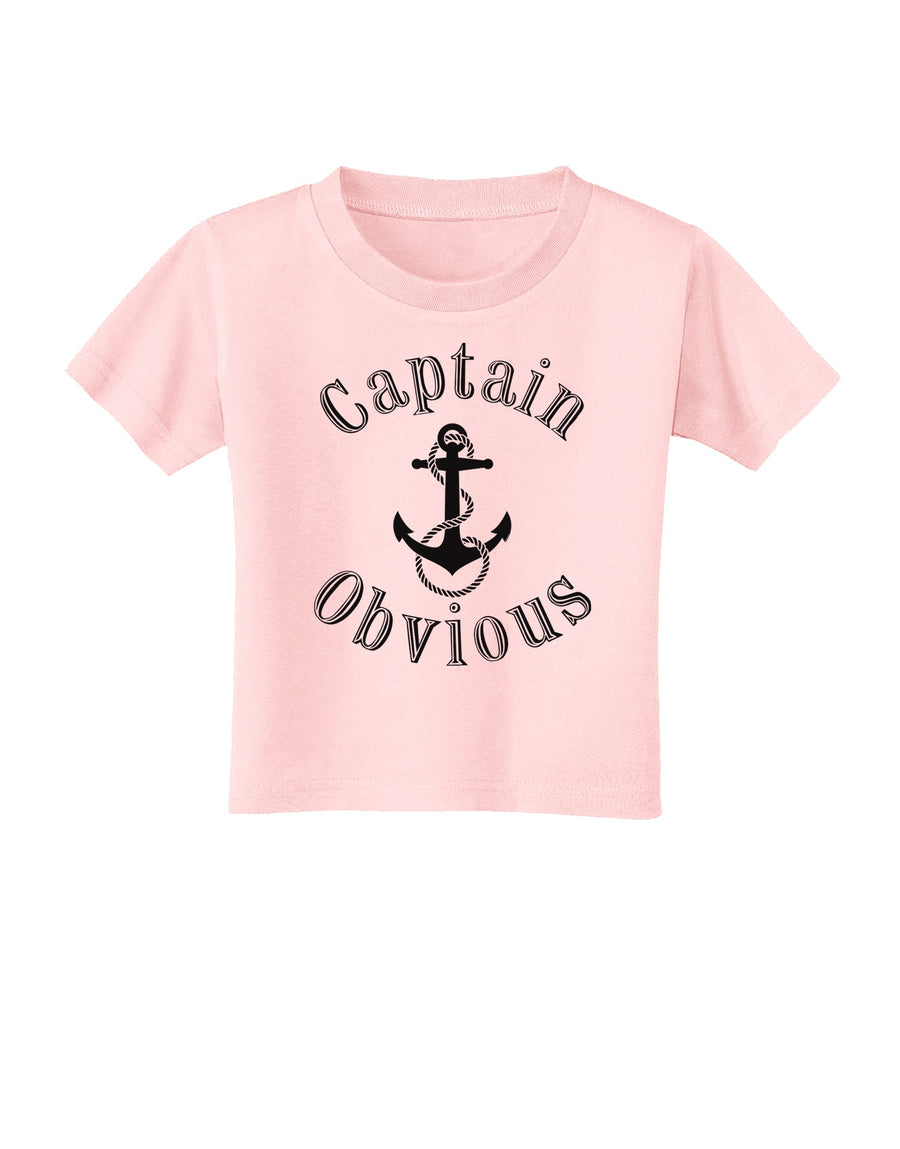 Captain Obvious Funny Toddler T-Shirt-Toddler T-Shirt-TooLoud-White-2T-Davson Sales