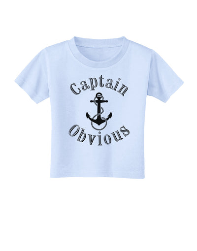 Captain Obvious Funny Toddler T-Shirt-Toddler T-Shirt-TooLoud-Light-Blue-2T-Davson Sales