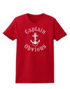 Captain Obvious Funny Womens Dark T-Shirt-TooLoud-Red-X-Small-Davson Sales