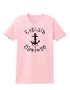 Captain Obvious Funny Womens T-Shirt-Womens T-Shirt-TooLoud-PalePink-X-Small-Davson Sales