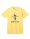 Captivating Biohazard Statue of Liberty Design - Premium Liberty Adult T-Shirt-Mens T-shirts-TooLoud-Yellow-Small-Davson Sales