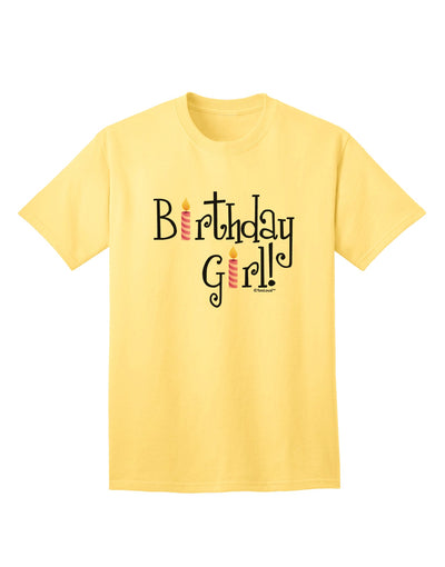 Captivating Birthday Attire: Birthday Candles Adult T-Shirt by TooLoud-Mens T-shirts-TooLoud-Yellow-Small-Davson Sales