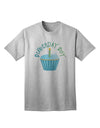 Captivating Birthday Attire: Candle Cupcake Adult T-Shirt by TooLoud-Mens T-shirts-TooLoud-AshGray-Small-Davson Sales