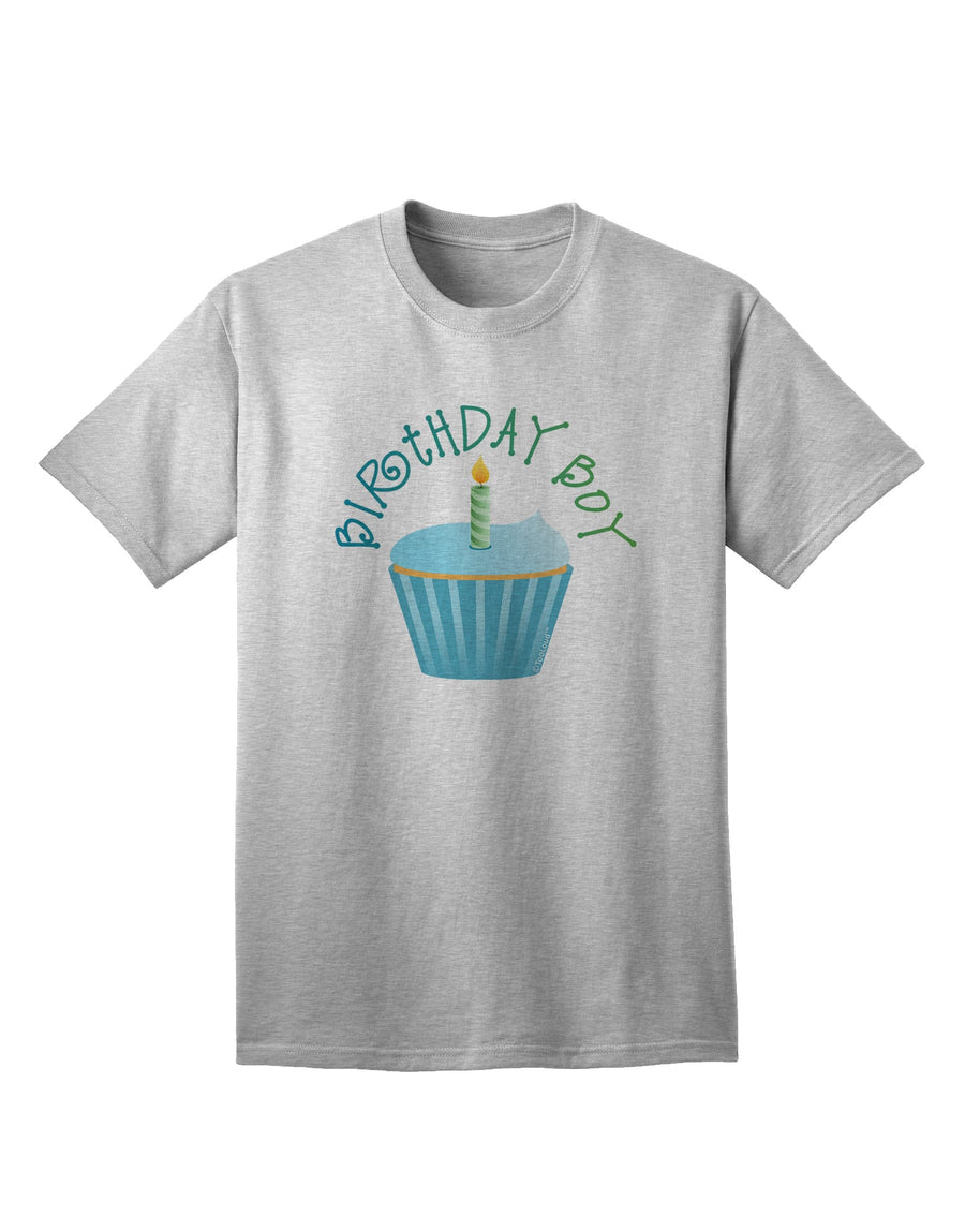 Captivating Birthday Attire: Candle Cupcake Adult T-Shirt by TooLoud-Mens T-shirts-TooLoud-White-Small-Davson Sales