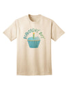 Captivating Birthday Attire: Candle Cupcake Adult T-Shirt by TooLoud-Mens T-shirts-TooLoud-Natural-Small-Davson Sales