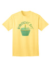 Captivating Birthday Attire: Candle Cupcake Adult T-Shirt by TooLoud-Mens T-shirts-TooLoud-Yellow-Small-Davson Sales