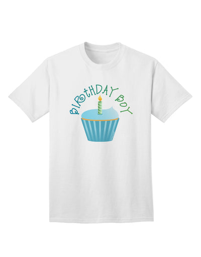 Captivating Birthday Attire: Candle Cupcake Adult T-Shirt by TooLoud-Mens T-shirts-TooLoud-White-Small-Davson Sales