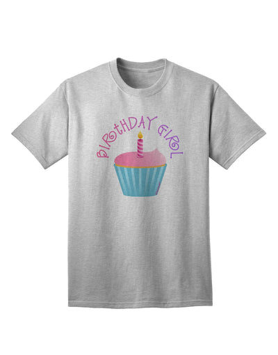 Captivating Birthday Celebration: Candle Cupcake Adult T-Shirt by TooLoud-Mens T-shirts-TooLoud-AshGray-Small-Davson Sales