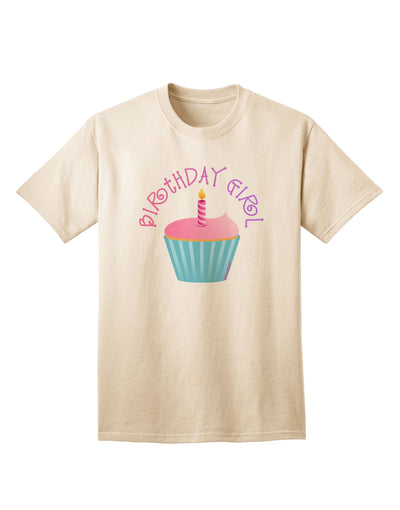 Captivating Birthday Celebration: Candle Cupcake Adult T-Shirt by TooLoud-Mens T-shirts-TooLoud-Natural-Small-Davson Sales