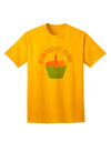 Captivating Birthday Celebration: Candle Cupcake Adult T-Shirt by TooLoud-Mens T-shirts-TooLoud-Gold-Small-Davson Sales