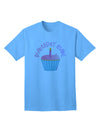 Captivating Birthday Celebration: Candle Cupcake Adult T-Shirt by TooLoud-Mens T-shirts-TooLoud-Aquatic-Blue-Small-Davson Sales