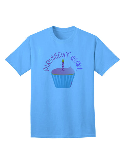 Captivating Birthday Celebration: Candle Cupcake Adult T-Shirt by TooLoud-Mens T-shirts-TooLoud-Aquatic-Blue-Small-Davson Sales