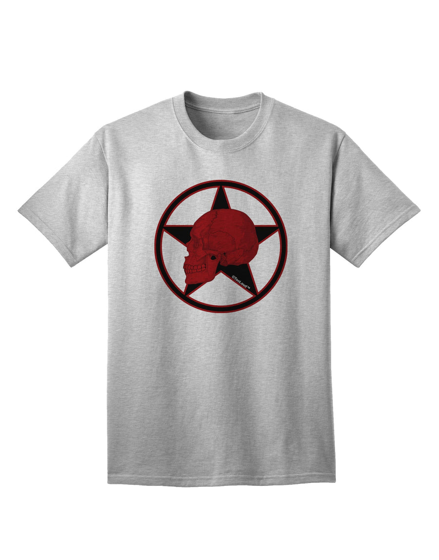 Captivating Blood Red Skull Adult T-Shirt - A Must-Have Addition to Your Wardrobe, Exclusively by TooLoud-Mens T-shirts-TooLoud-White-Small-Davson Sales