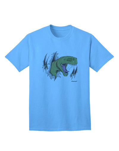 Captivating Green Dinosaur Liberation Adult T-Shirt by TooLoud-Mens T-shirts-TooLoud-Aquatic-Blue-Small-Davson Sales