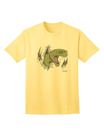 Captivating Green Dinosaur Liberation Adult T-Shirt by TooLoud-Mens T-shirts-TooLoud-Yellow-Small-Davson Sales