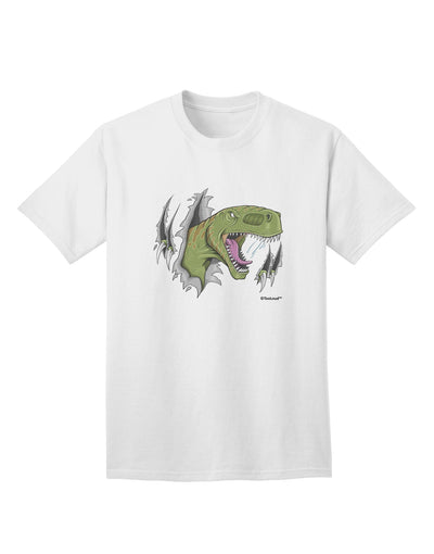 Captivating Green Dinosaur Liberation Adult T-Shirt by TooLoud-Mens T-shirts-TooLoud-White-Small-Davson Sales