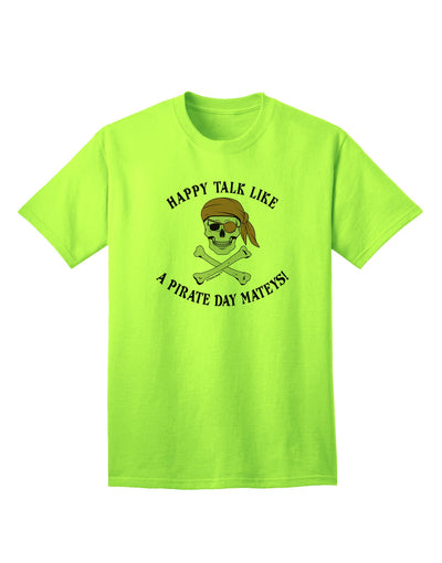 Captivating Pirate Day Mateys Adult T-Shirt for the Adventurous Shopper-Mens T-shirts-TooLoud-Neon-Green-Small-Davson Sales