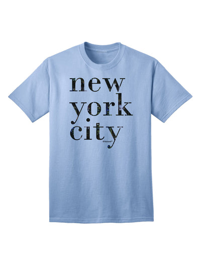 Captivating Urban Charm: New York City - City Lights Adult T-Shirt by TooLoud-Mens T-shirts-TooLoud-Light-Blue-Small-Davson Sales