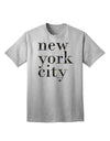 Captivating Urban Charm: New York City - City Lights Adult T-Shirt by TooLoud-Mens T-shirts-TooLoud-AshGray-Small-Davson Sales