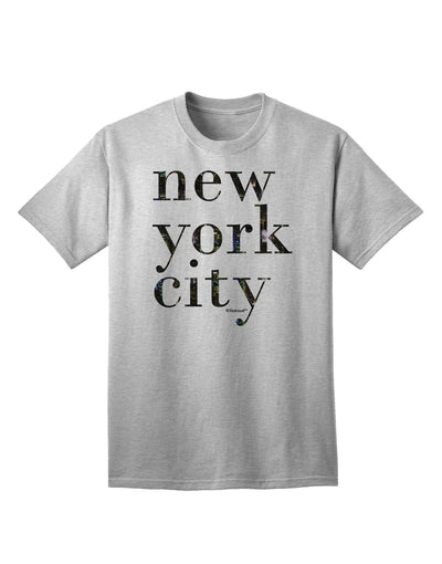 Captivating Urban Charm: New York City - City Lights Adult T-Shirt by TooLoud-Mens T-shirts-TooLoud-AshGray-Small-Davson Sales