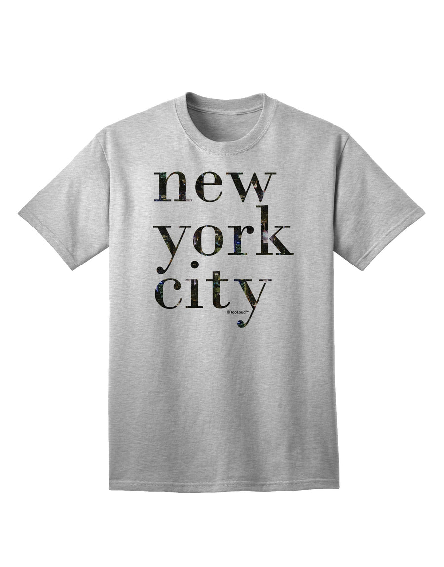 Captivating Urban Charm: New York City - City Lights Adult T-Shirt by TooLoud-Mens T-shirts-TooLoud-White-Small-Davson Sales