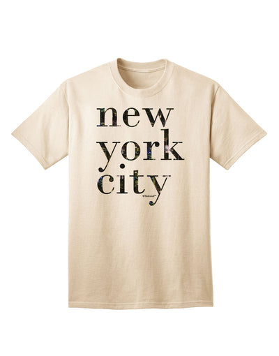 Captivating Urban Charm: New York City - City Lights Adult T-Shirt by TooLoud-Mens T-shirts-TooLoud-Natural-Small-Davson Sales