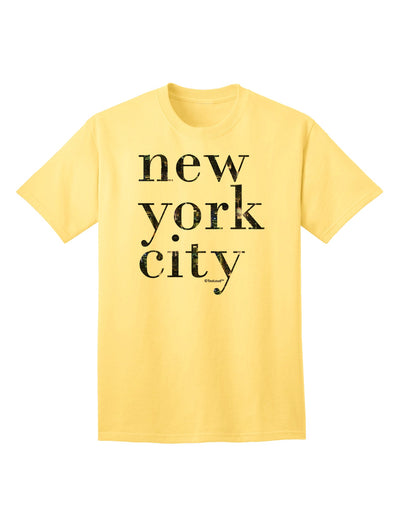 Captivating Urban Charm: New York City - City Lights Adult T-Shirt by TooLoud-Mens T-shirts-TooLoud-Yellow-Small-Davson Sales