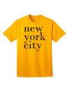 Captivating Urban Charm: New York City - City Lights Adult T-Shirt by TooLoud-Mens T-shirts-TooLoud-Gold-Small-Davson Sales