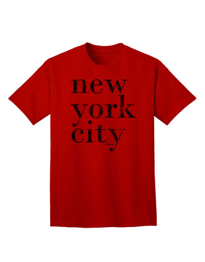 Captivating Urban Charm: New York City - City Lights Adult T-Shirt by TooLoud-Mens T-shirts-TooLoud-Red-Small-Davson Sales