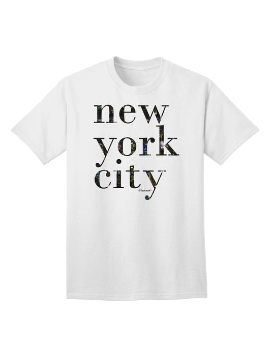 Captivating Urban Charm: New York City - City Lights Adult T-Shirt by TooLoud-Mens T-shirts-TooLoud-White-Small-Davson Sales