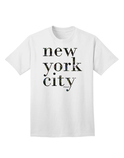 Captivating Urban Charm: New York City - City Lights Adult T-Shirt by TooLoud-Mens T-shirts-TooLoud-White-Small-Davson Sales