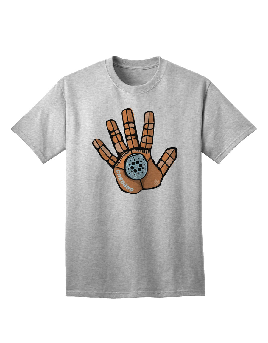 Cardano Hero Hand Adult T-Shirt - A Must-Have Addition to Your Wardrobe-Mens T-shirts-TooLoud-White-Small-Davson Sales