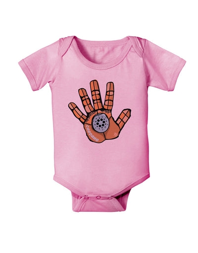 Cardano Hero Hand Baby Romper Bodysuit-Baby Romper-TooLoud-Pink-06-Months-Davson Sales