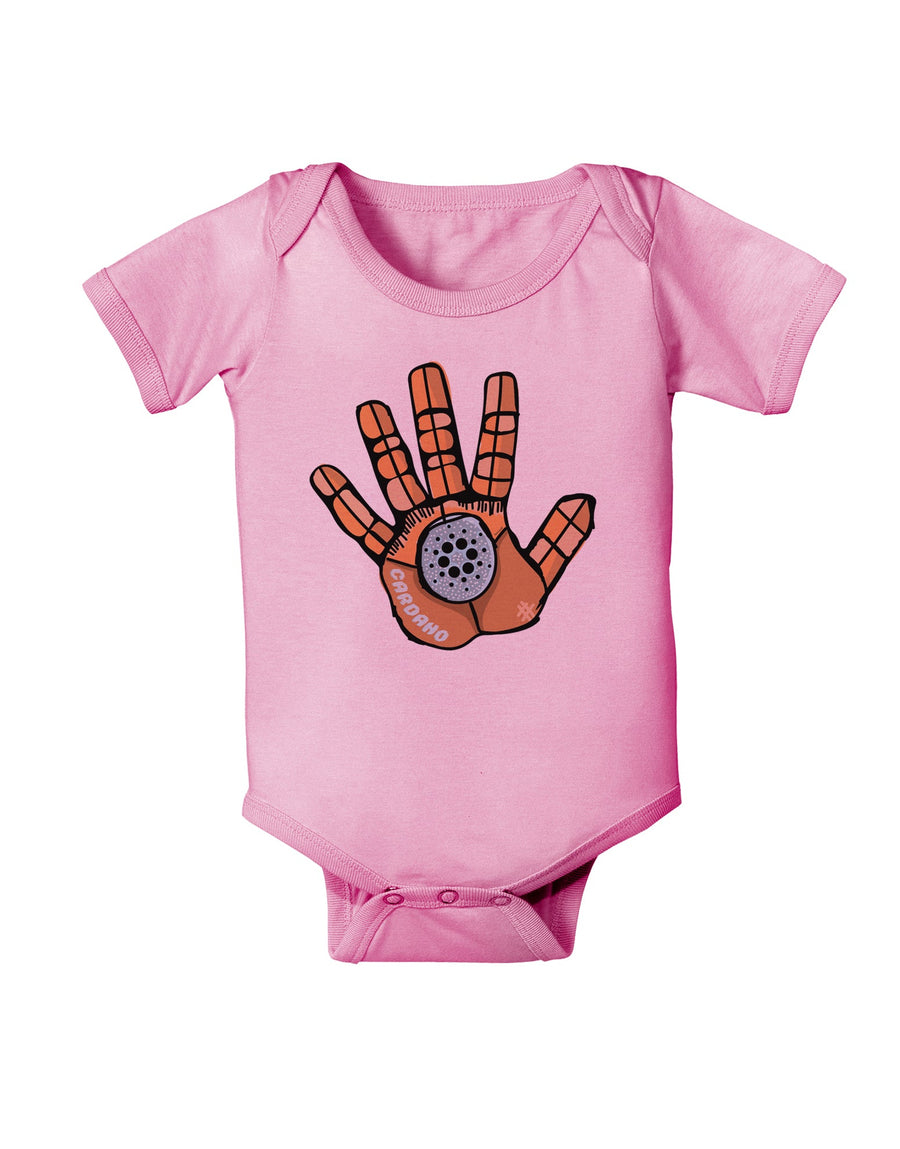 Cardano Hero Hand Baby Romper Bodysuit-Baby Romper-TooLoud-White-06-Months-Davson Sales