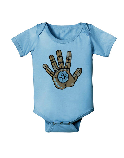 Cardano Hero Hand Baby Romper Bodysuit-Baby Romper-TooLoud-LightBlue-06-Months-Davson Sales