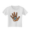 Cardano Hero Hand Toddler T-Shirt White 4T Tooloud