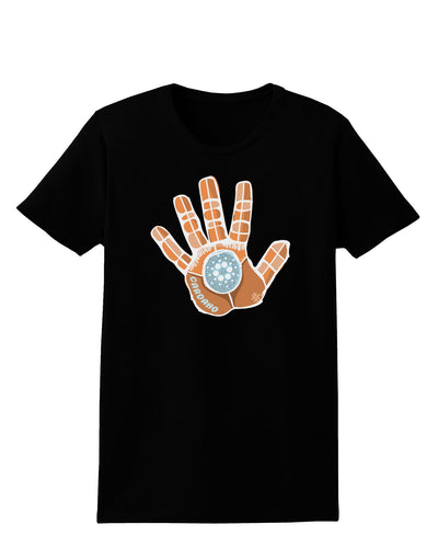 Cardano Hero Hand Womens T-Shirt-Womens T-Shirt-TooLoud-Black-X-Small-Davson Sales